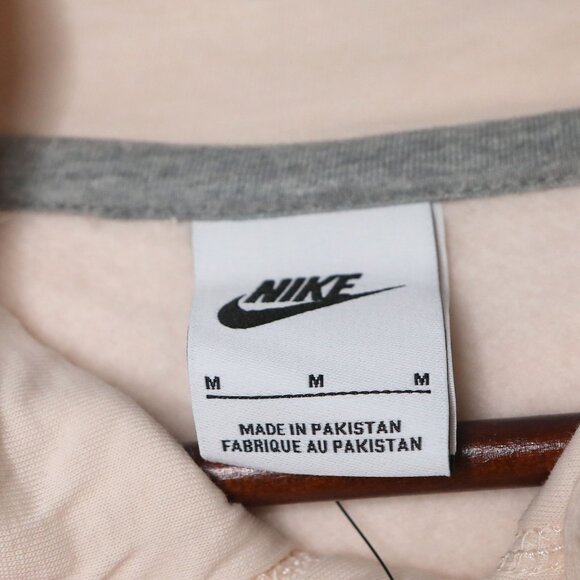 Nike Men's Club Fleece Hoodie Pullover Ice Peach Sweatshirt Sportswear - Picture 6 of 10